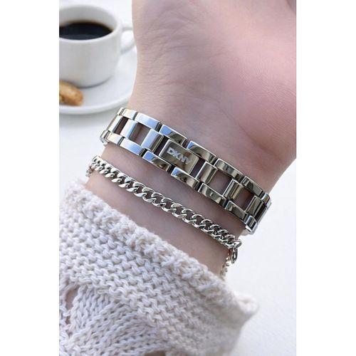 DKNY 2 Yıl Garantili 3 Atm Suya Dayanıklı Kararma Renk Atma Yapmaz Kadın Kol Saati+Bileklik DL009.55