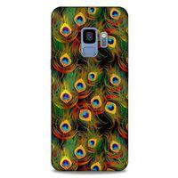 Samsung Galaxy S9 Kılıf Desenli Özel Seri Tüyler (12) Koruyucu Silikon