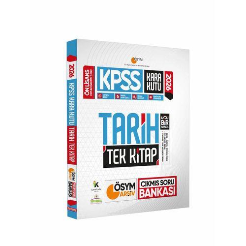 2026 KPSS Önlisans Tarih Coğrafya Vatandaşlık Kara Kutu Soru Bankası ve Manifesto Deneme 6lı Set