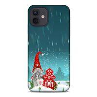 Apple iPhone 12 Kılıf Snowix (34) Slim Armor Kılıf Gri Kırmızı
