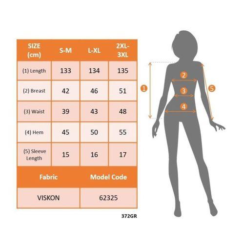 Kadın Kısa Kollu Içi Atlet Görünümlü Yandan Yırtmaçlı Uzun Viskon Elbise