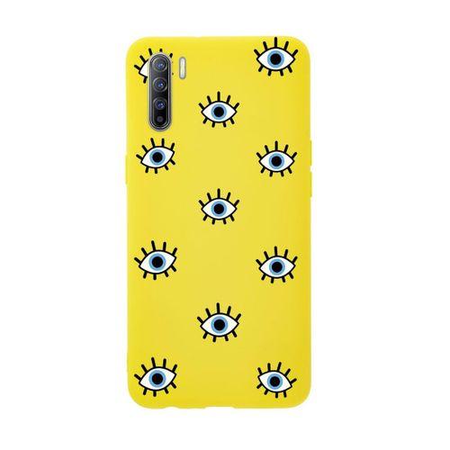 Oppo Reno 3 Nazar Gözler Premium Silikonlu Telefon Kılıfı