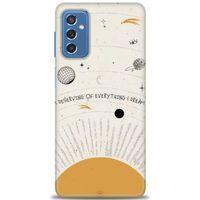 Samsung Galaxy M52 5G Kılıf HD Baskılı Kılıf - Evren + Tam Ekran Koruyucu