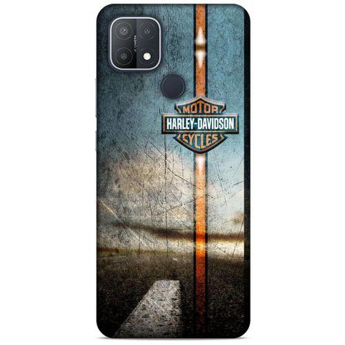 Oppo A15s Uyumlu Kılıf Motorsiklet (45) Liquid Air Kılıf Harley