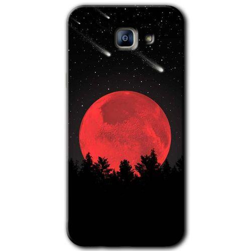 Galaxy A8 2016 Kılıf HD Desen Baskılı Arka Kapak - Kanlı Ay