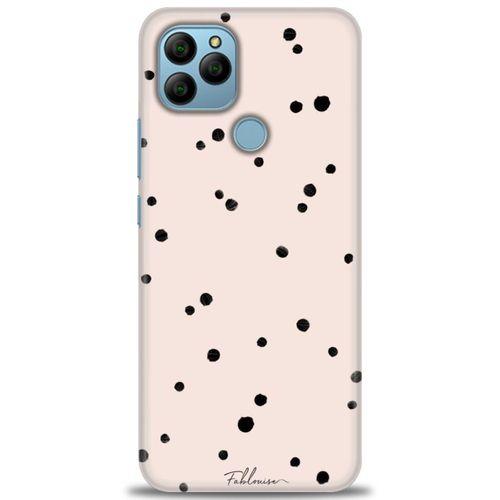 General Mobile GM 22 Kılıf HD Baskılı Kılıf - Puantiye + Tam Ekran Koruyucu