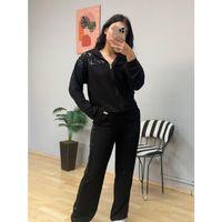 Kadın Iki Iplik Kumaş Pul Ve Fermuar Detaylı Ikili Takım