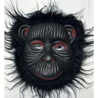 Orangutan Maskesi - Maymun Maskesi - Goril Maskesi Yetişkin Çocuk Uyumlu Siyah Renk