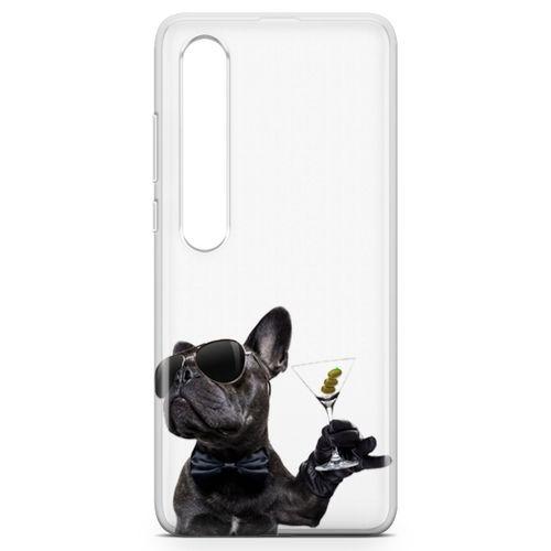 Xiaomi Mi 10 Kılıf French Bulldog Arka Kapak Koruma Desenli Full Koruyucu