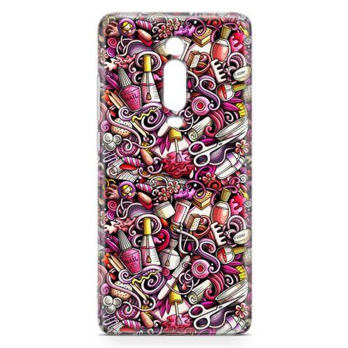 Xiaomi Mi 9T Pro Kılıf Manikur Pedikür Kozmetik Arka Kapak Koruma Desenli Full Koruyucu