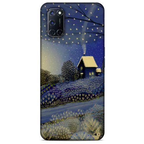 Oppo A72 Kılıf Snowix (42) Rugged Armor Kılıf Gold Lacivert