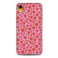 Apple iPhone XR Uyumlu Kılıf Pembe Delisi (30) Silicone Case Karpuz