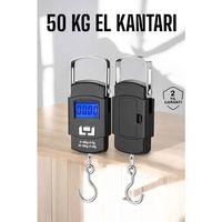 El Terazisi Dijital Göstergeli Pilli 50 Kg Ağırlık Ölçer