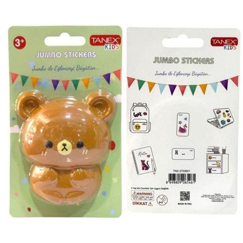 Tanex Jumbo Stickers Sukuşi Ayıcık Kahverengi