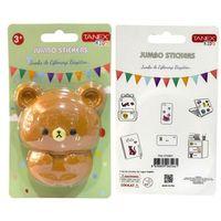 Tanex Jumbo Stickers Sukuşi Ayıcık Kahverengi