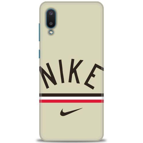 Samsung Galaxy A02 Kılıf HD Baskılı Kılıf - Nike + Tam Ekran Koruyucu