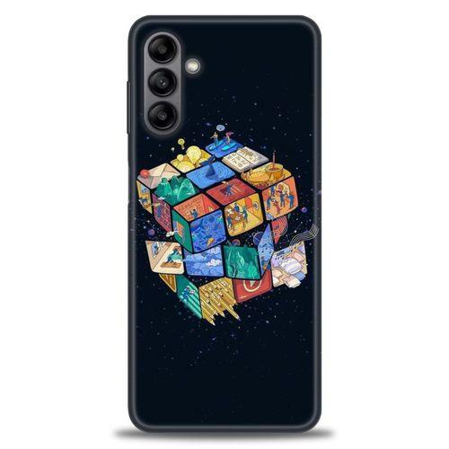 Samsung Galaxy A04S Kılıf HD Baskılı Kılıf - Küplerdeki İnsanlar + Tam Ekran Koruyucu