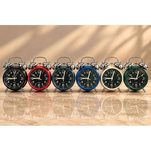 Metal Çift Zilli Çalar Saat Alk6458