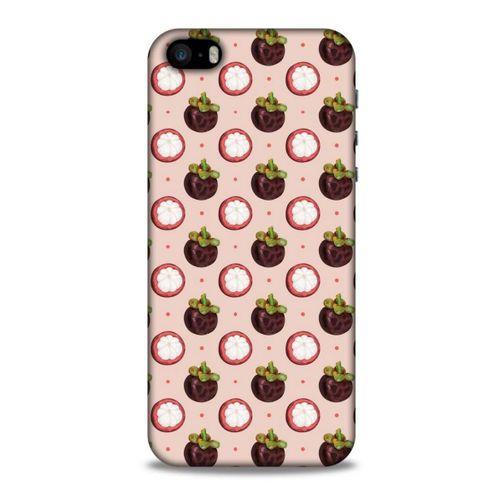 Frutix Mangosteen 03 Apple Iphone 5S Kılıf Desenli Silikon
