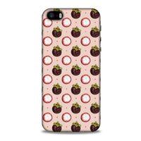 Frutix Mangosteen 03 Apple Iphone 5S Kılıf Desenli Silikon