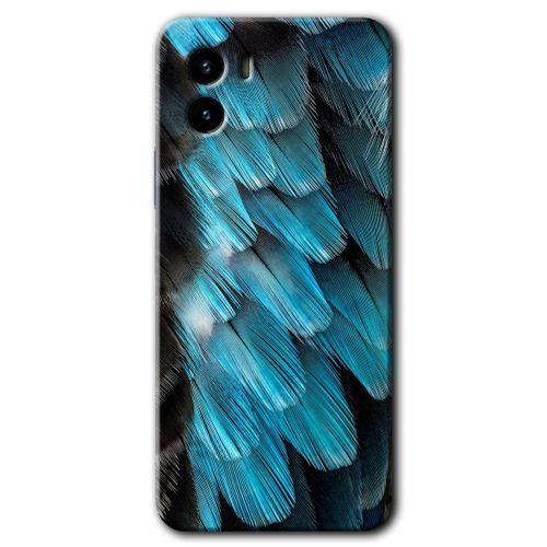 Vivo Y15s HD Baskılı Kılıf + 9D Tam Ekran Koruyucu - 9D Tüyler