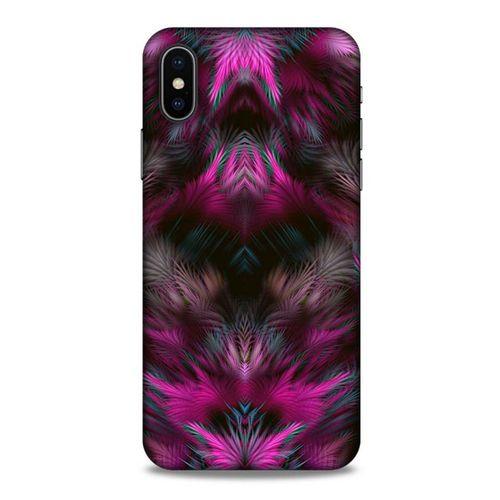 Apple iPhone XS Kılıf Desenli Özel Seri Tüyler (40) Fit Silikon Kılıf