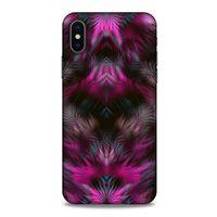 Apple iPhone XS Kılıf Desenli Özel Seri Tüyler (40) Fit Silikon Kılıf