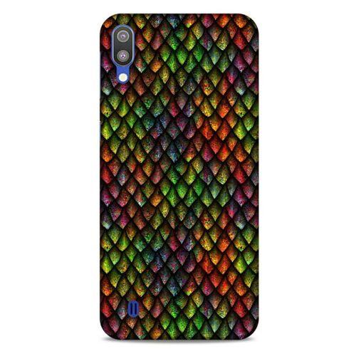 Samsung Galaxy M10 Kılıf Dragons (6) Silikon Kılıf Ejderha Skin Çok Renkli