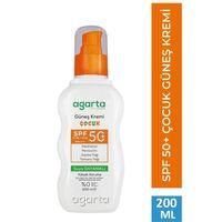 Eğitici Oyuncak Agarta Doğal Güneş Kremi Çocuk 50 SPF 200 ml