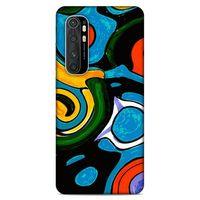 Lopard Xiaomi Mi Note 10 Lite Uyumlu Kılıf Soyut Sanat (24) Desenli Darbe Emici Kılıf