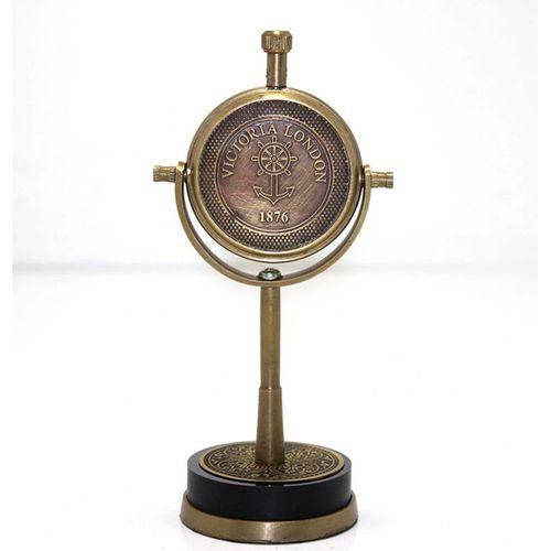 Masa Üstü Pirinç Saat Model 4