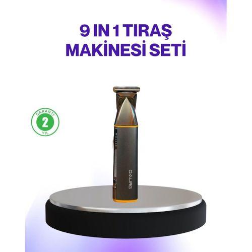 9’u 1 Arada Şarjlı Erkek Bakım Cihazı Saç Sakal Bıyık Ense Trimmer