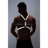 Karanlıkta Parlayan (reflektörlü) Erkek  Göğüs Harness, Erkek  Parti Giyim - Brfm108