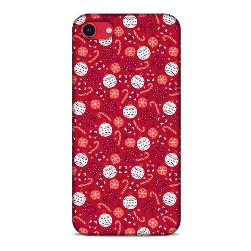 Yılbaşı Süsleri 48 Apple iPhone SE 2020 Kılıf Silikon Kapak