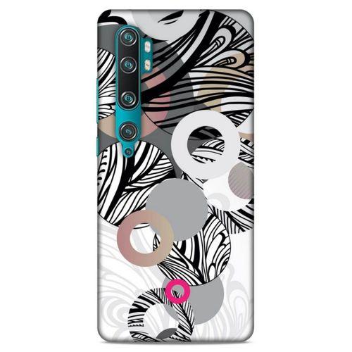 Lopard Xiaomi Mi Cc9 Pro Uyumlu Kılıf Soyut Sanat (42) Desenli Rugged Armor Kılıf