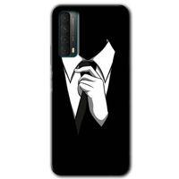 Potkal Hediye Fabrikası Huawei P Smart 2021 HD Baskılı Kılıf + 9D Tam Ekran Koruyucu - Smokin