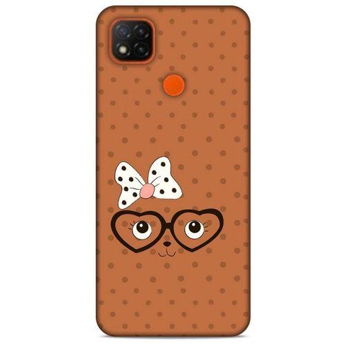 Lopard Xiaomi Redmi 9C Uyumlu Kılıf Kediler (11) Tam Koruma Gözlük Yüz