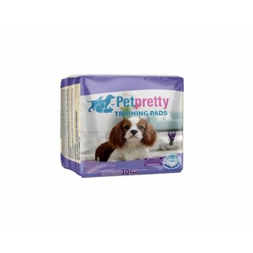 PET PRETTY TUVALET EĞİTİM PEDİ LAVANTALI 60x90 30'LU