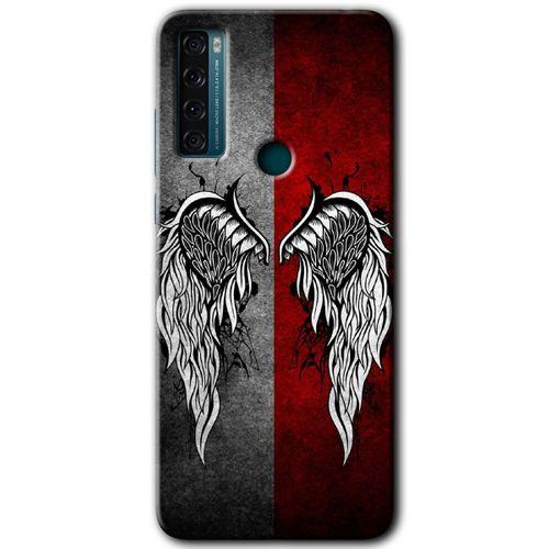 TCL 20 SE Kılıf HD Desen Baskılı Arka Kapak - Lucifer