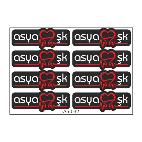 SEVGENT A5 Sticker 044 Tek Paket Çoklu