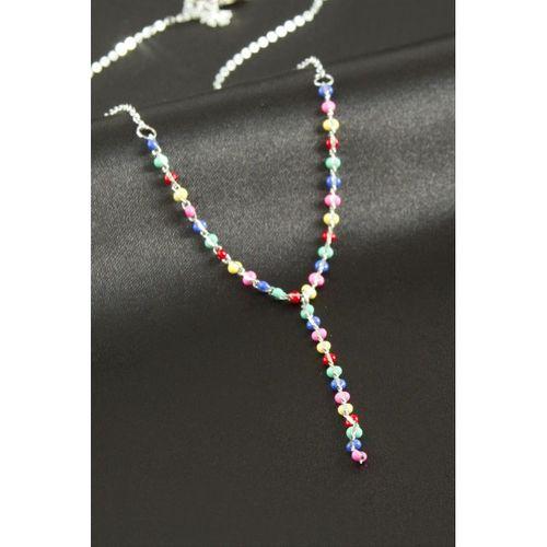 Mineli Boncuklu Y Kolye