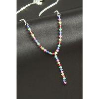 Mineli Boncuklu Y Kolye