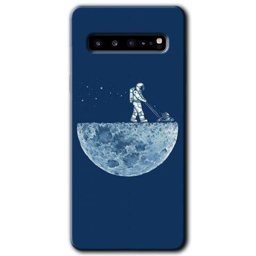 Galaxy S10 Plus Kılıf HD Desen Baskılı Arka Kapak - Uzay İşçisi