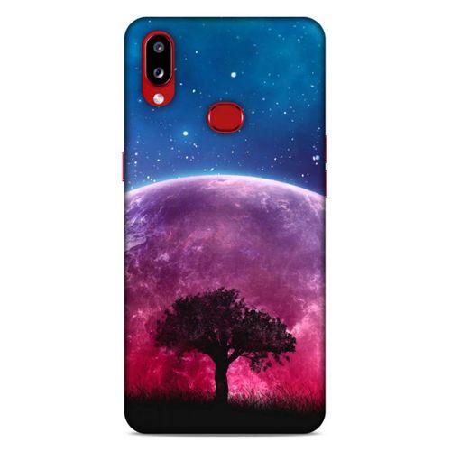 Lopard Samsung Galaxy A10s Uyumlu Kılıf Gece'S (39) Liquid Crystal Kılıf Pembe Ay