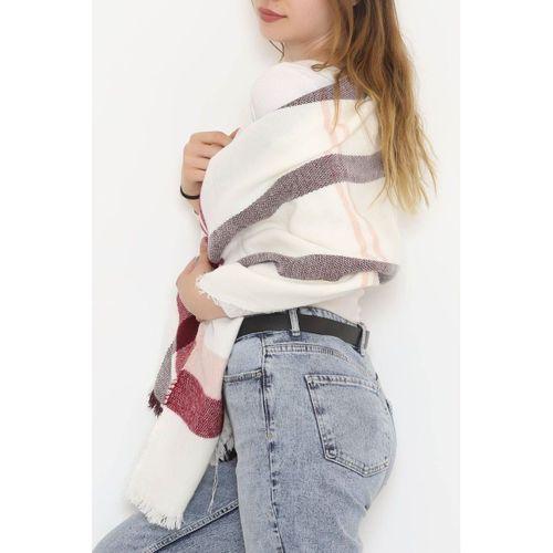 Kaşe Şal Ekrubordo - 10372.750.