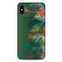 Apple iPhone XS Max Kılıf Desenli Özel Seri Tüyler (31) TPU Kılıf