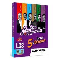 Yazarlar Karması LGS 5 li Genel Deneme Seti Altın Karma