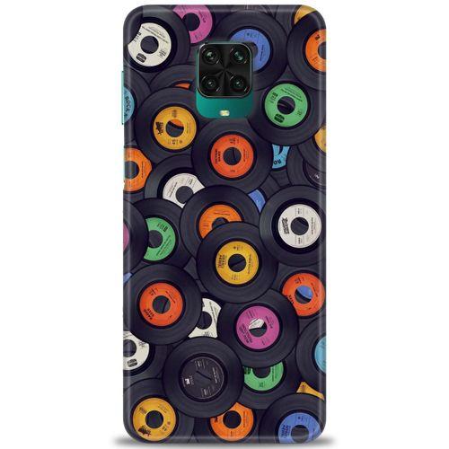 Xiaomi Redmi Note 9 Pro Kılıf HD Baskılı Kılıf - Plaklar + Tam Ekran Koruyucu