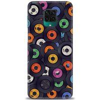 Xiaomi Redmi Note 9 Pro Kılıf HD Baskılı Kılıf - Plaklar + Tam Ekran Koruyucu