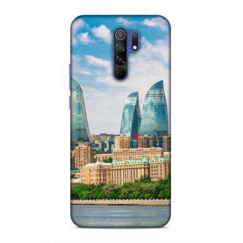 Xiaomi Redmi 9 Uyumlu Kılıf Azarbaijan (4) Koruma Kılıfı Alev Kuleleri